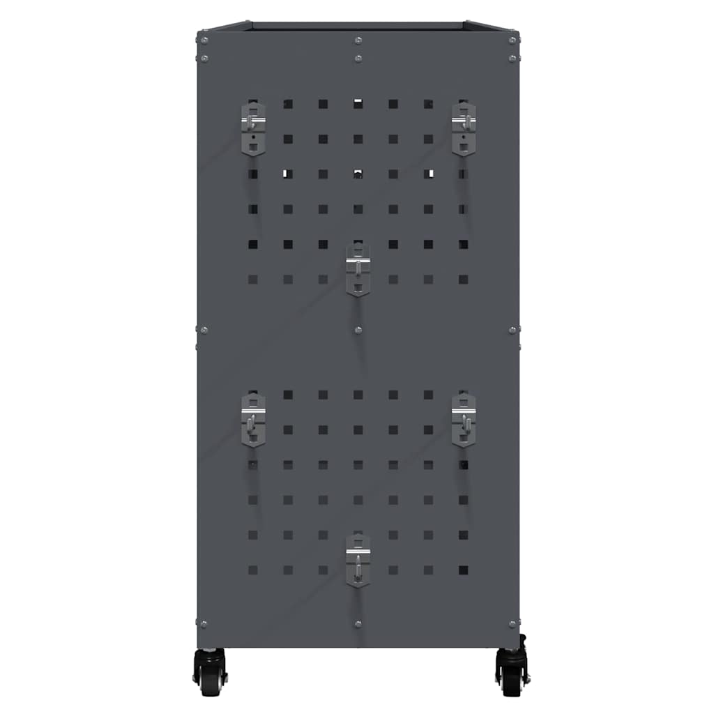 vidaXL Werkzeugwagen Anthrazit 75 x 35 x 73 cm Kaltgewalzter Stahl - Image 6
