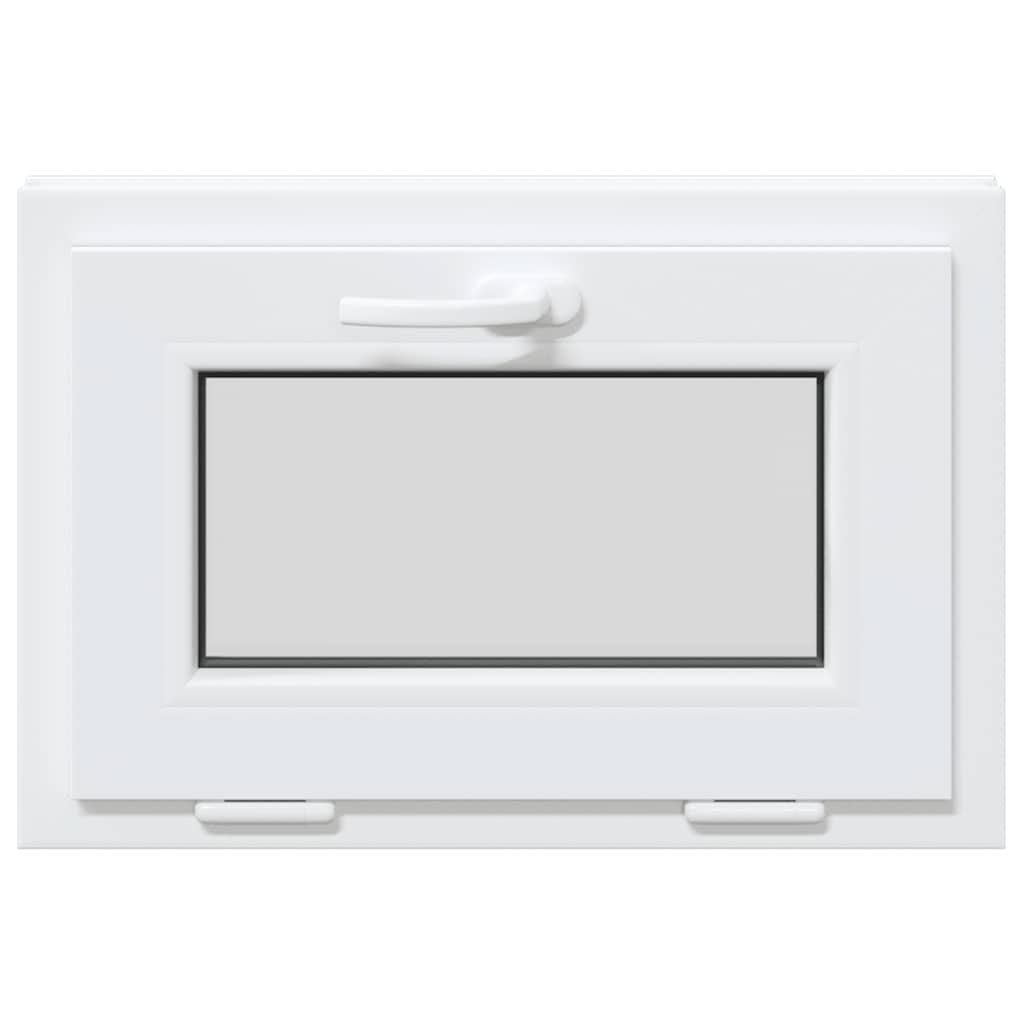 vidaXL Kellerfenster RISOR 60x40 cm Kipp 2-fach Verglasung Weiß - Image 5