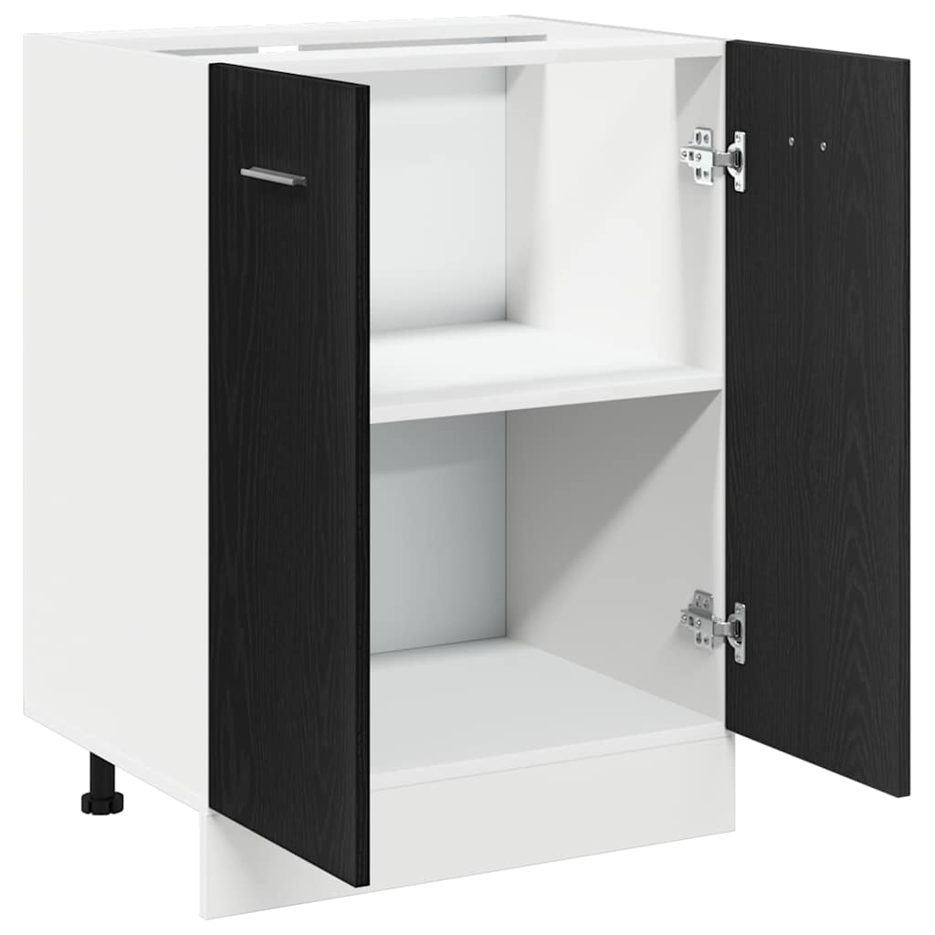 vidaXL Unterschrank Schwarzeiche 60x46x81,5 cm Holzwerkstoff - Image 5