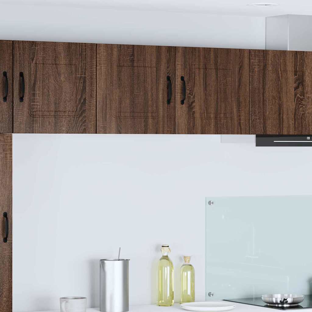 vidaXL Küchenwandschrank mit Regal Braun Eichen-Optik 80 x 31 x 40 cm