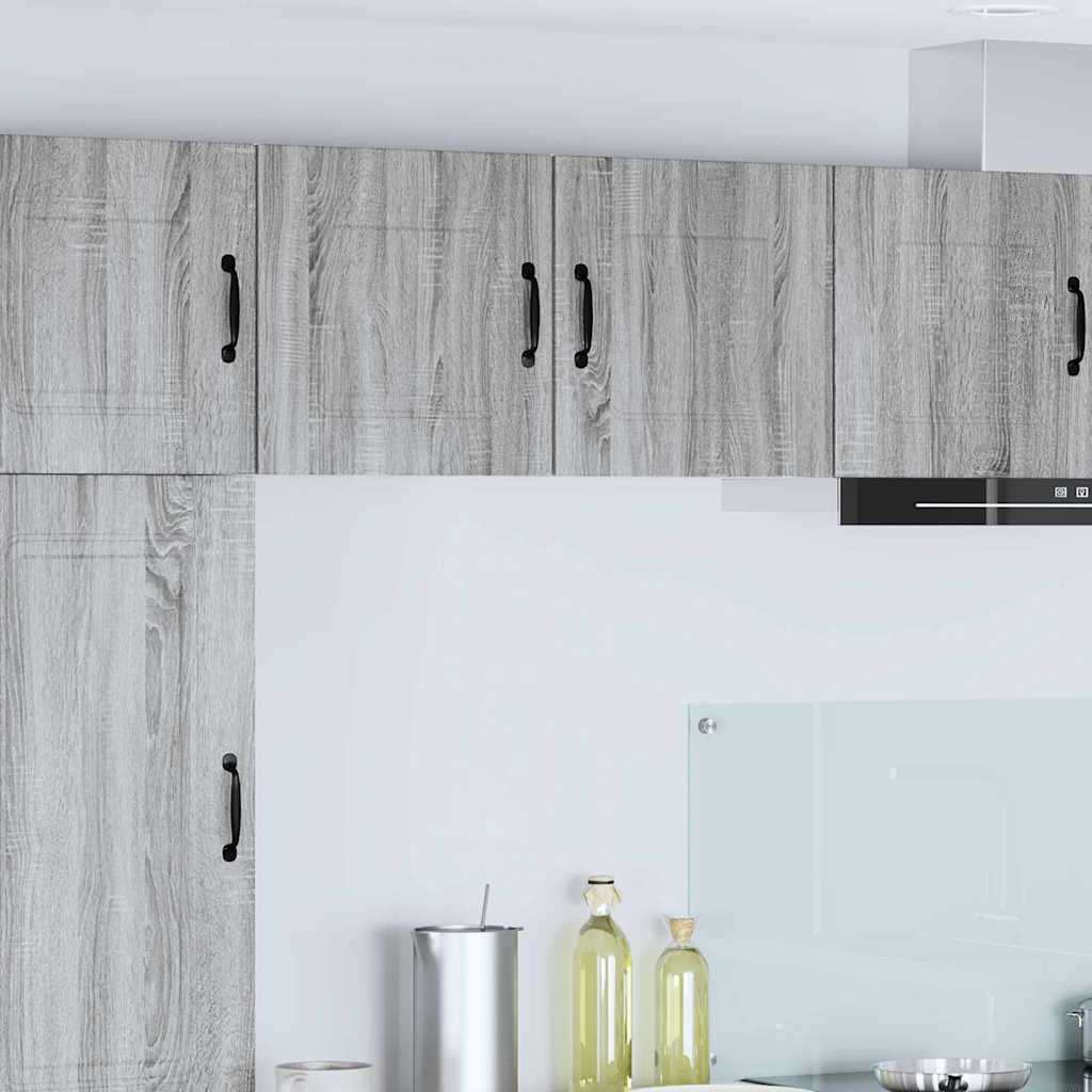 vidaXL Küchenwandschrank Graues Sonoma 40 x 31 x 40 cm Holzwerkstoff