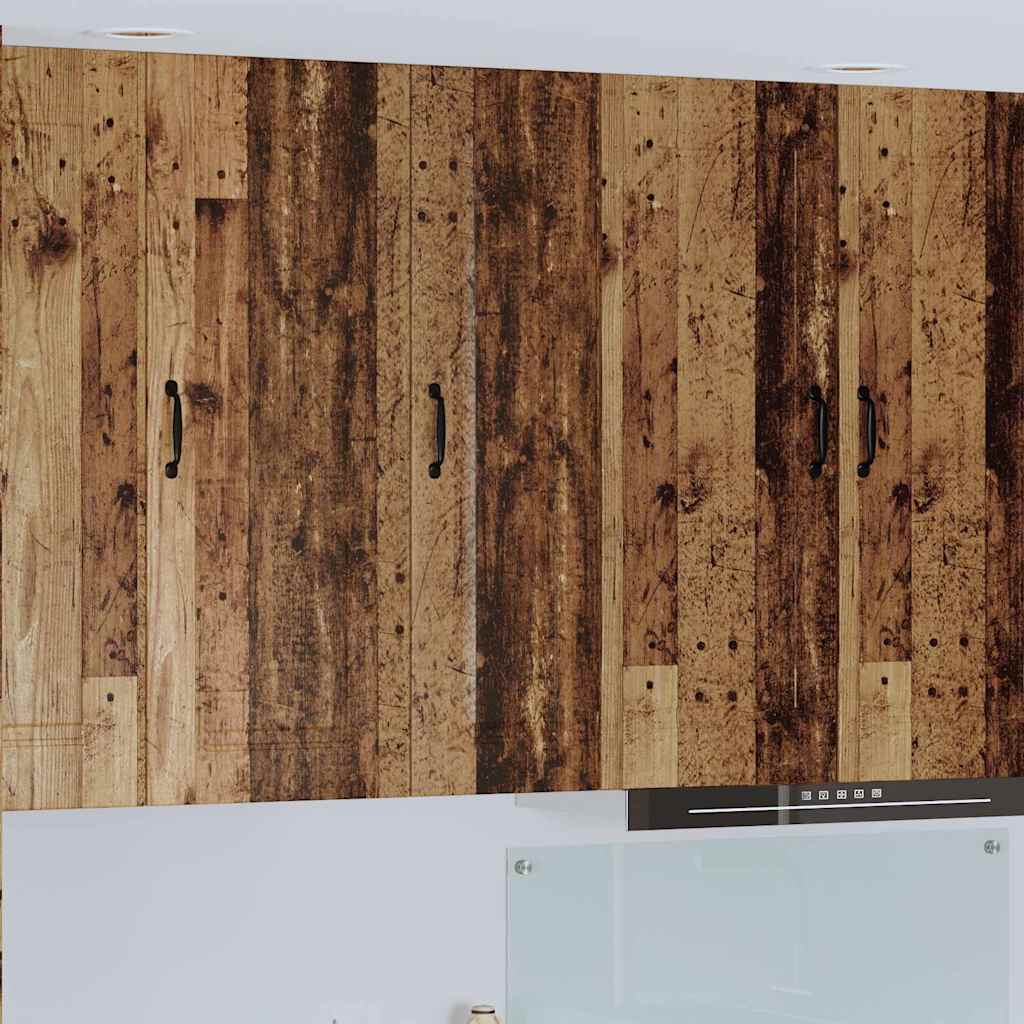 vidaXL Küchenwandschrank Altholz 30 x 31 x 100 cm Holzwerkstoff