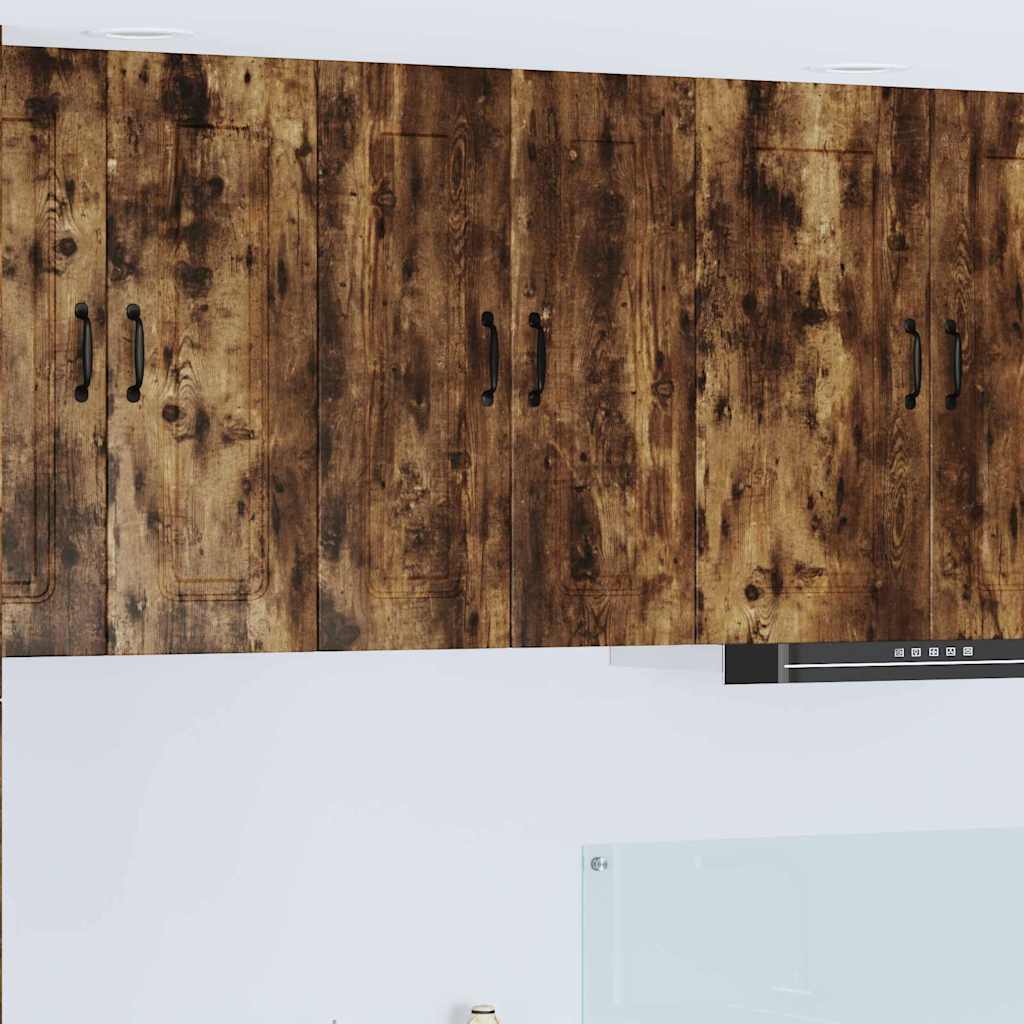 vidaXL Küchenwandschrank mit Regal Geräucherte Eiche 60 x 31 x 80 cm