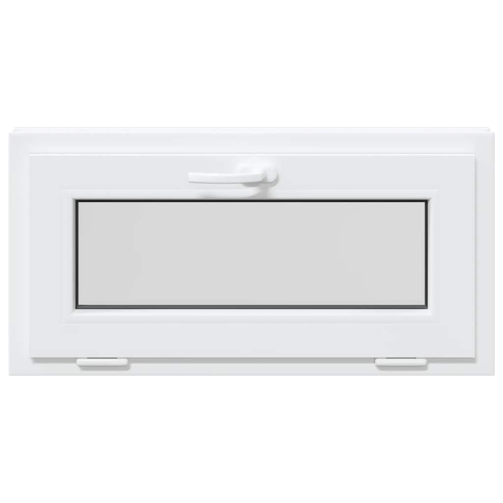 vidaXL Kellerfenster RISOR 80x40 cm Kipp 2-fach Verglasung Weiß - Image 5