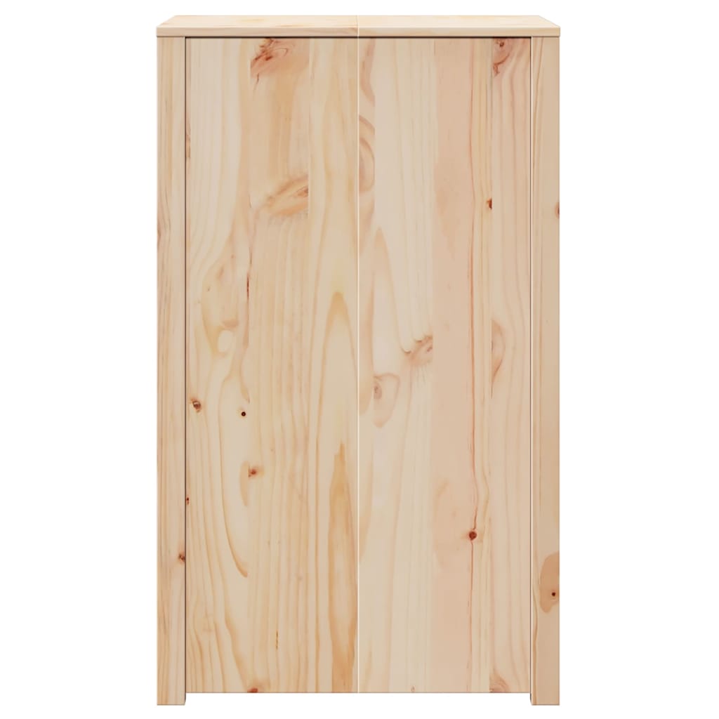vidaXL Küchenschrank mit Regal Braun 55 x 55 x 92 cm Massivholz Kiefer - Image 6