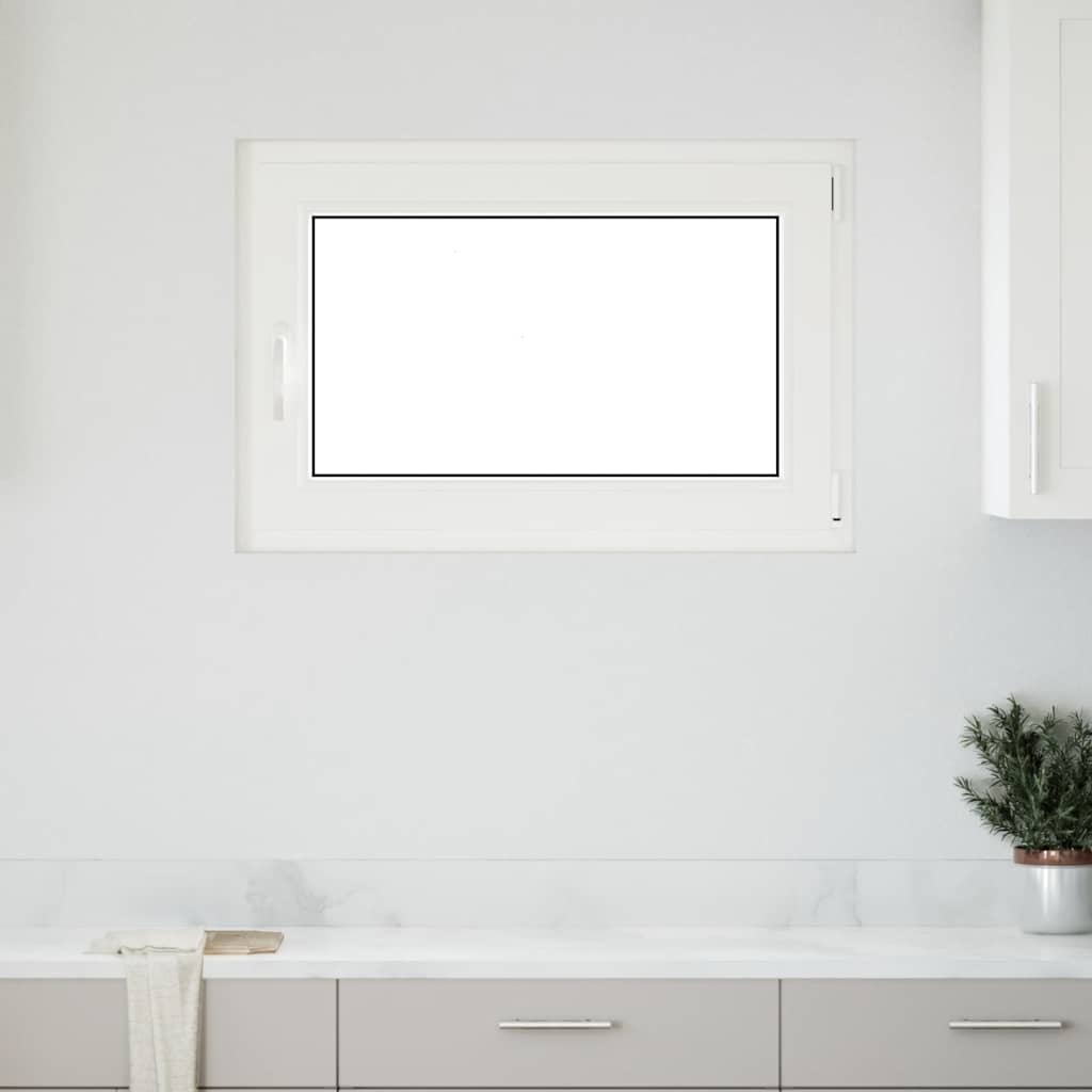 vidaXL Kellerfenster "RISOR" 90x50 cm Drehkipp DIN Rechts Weiß