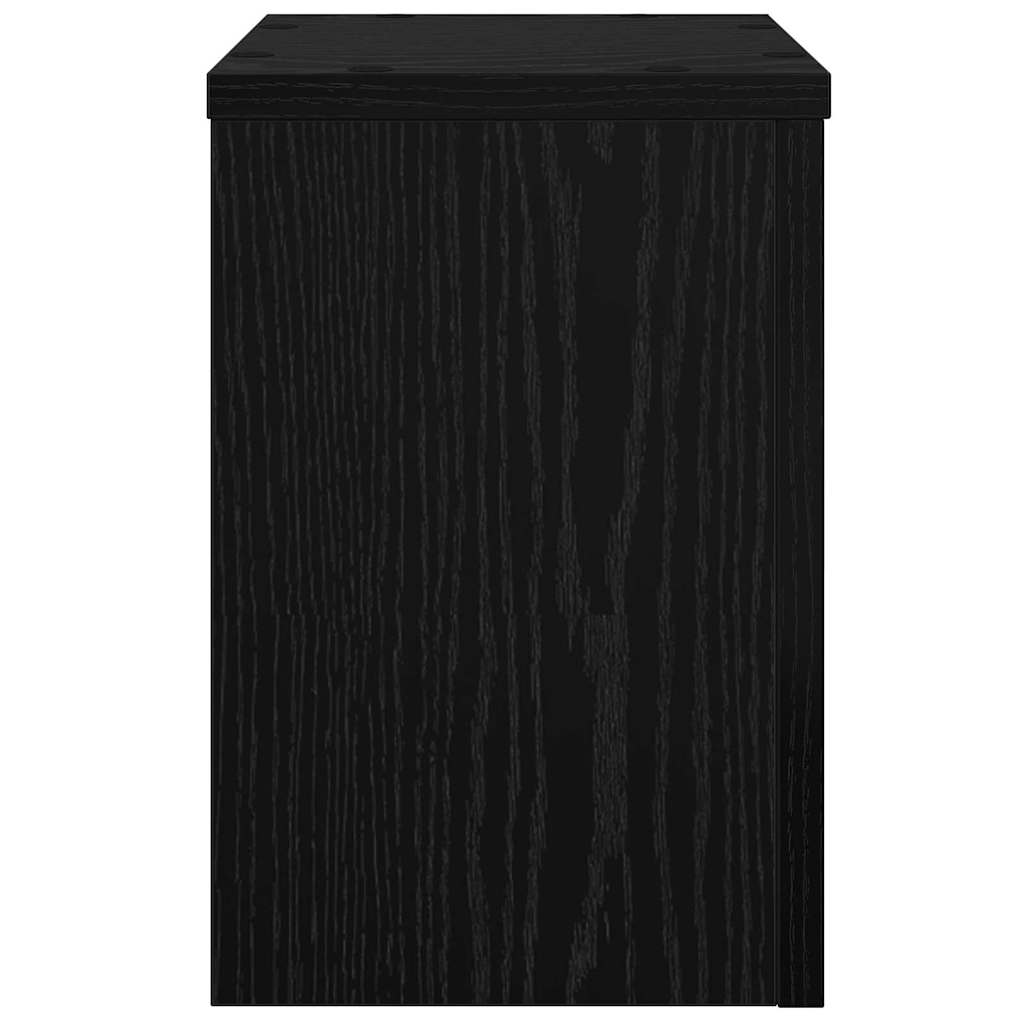 vidaXL Pflanzenständer 2 pcs Schwarze Eiche 20 x 20 x 30 cm - Image 6