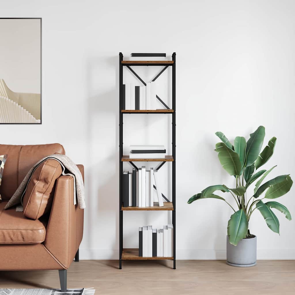 vidaXL Bücherregal Altholz 40 x 30 x 153 cm Holzwerkstoff