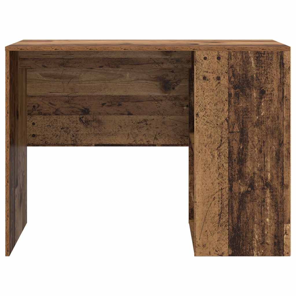 vidaXL Schreibtisch mit Regal Altholz 102 x 50 x 75 cm Holzwerkstoff - Image 5