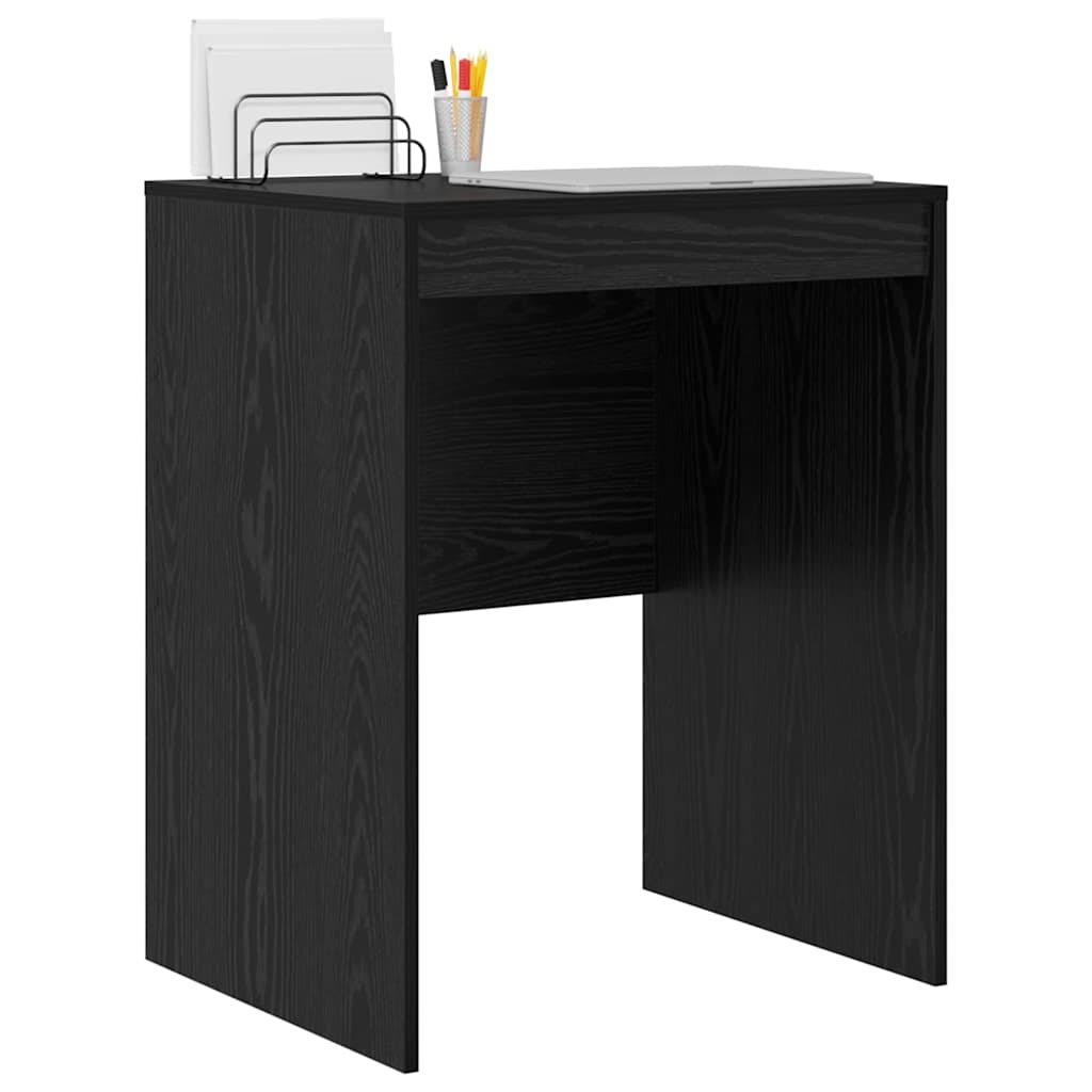 vidaXL Schreibtisch Schwarz Eichen-Optik 60 x 50 x 76 cm - Image 3