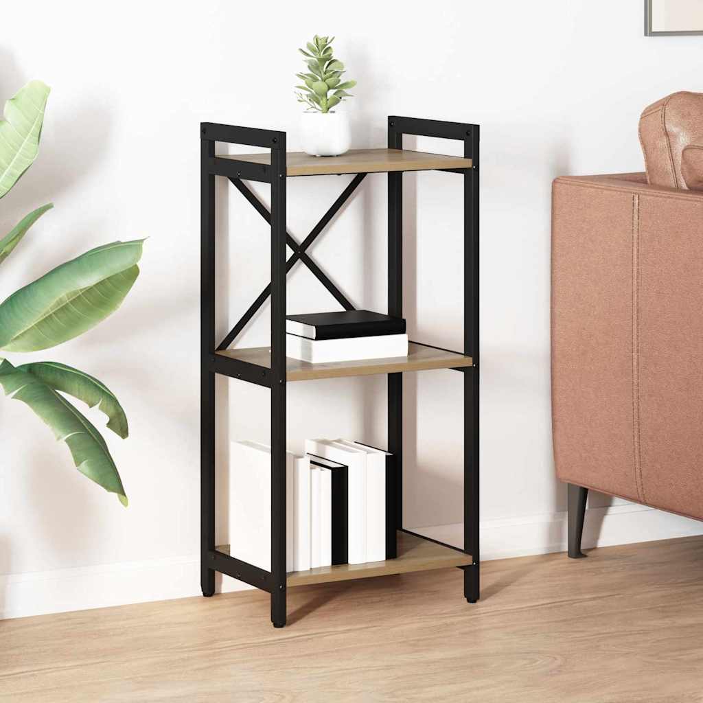 vidaXL Bücherregal Artisan-Eiche 40 x 30 x 83 cm Holzwerkstoff