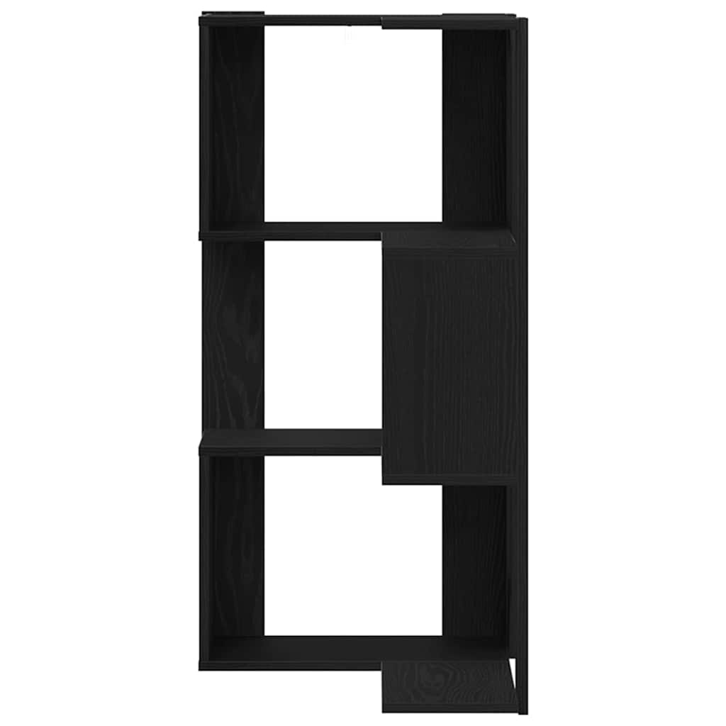 vidaXL Eckregal Schwarze Eiche 50 x 50 x 102 cm Holzwerkstoff - Image 5