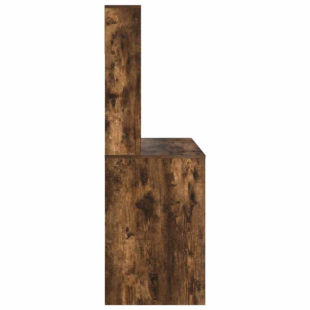 vidaXL Schreibtisch Geräucherte Eiche 91 x 50 x 149 cm Holzwerkstoff - Image 6
