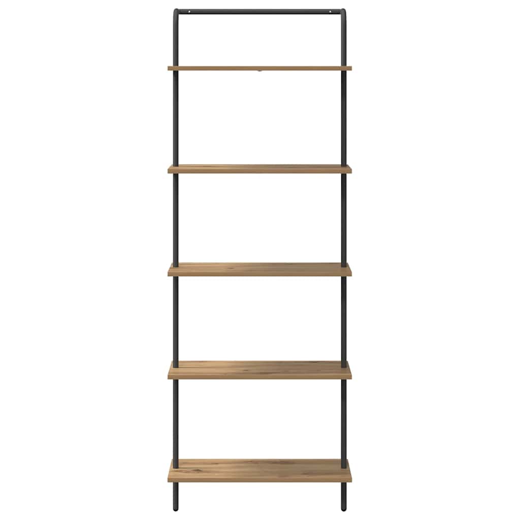 vidaXL Regal Artisan-Eiche 60 x 24 x 168 cm Holzwerkstoff - Image 5