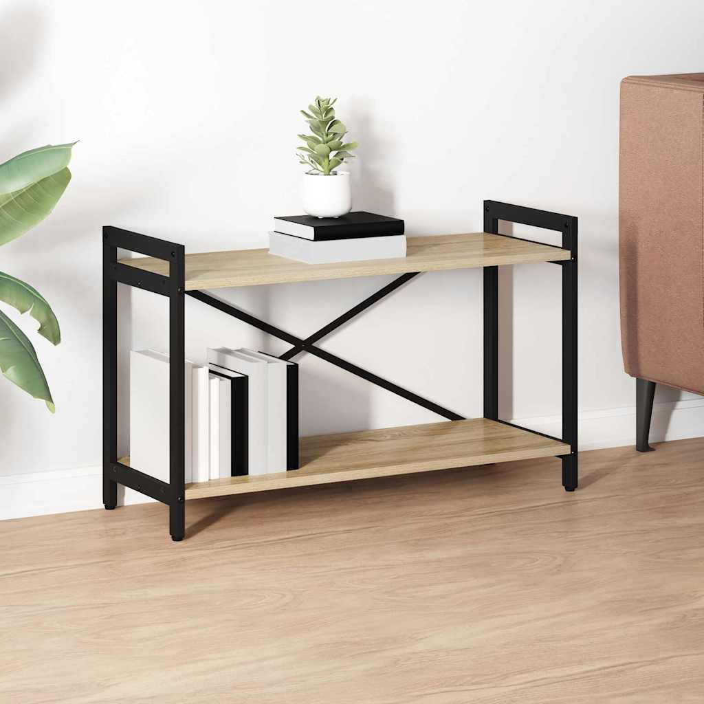 vidaXL Bücherregal Sonoma-Eiche 80 x 30 x 48,5 cm Holzwerkstoff