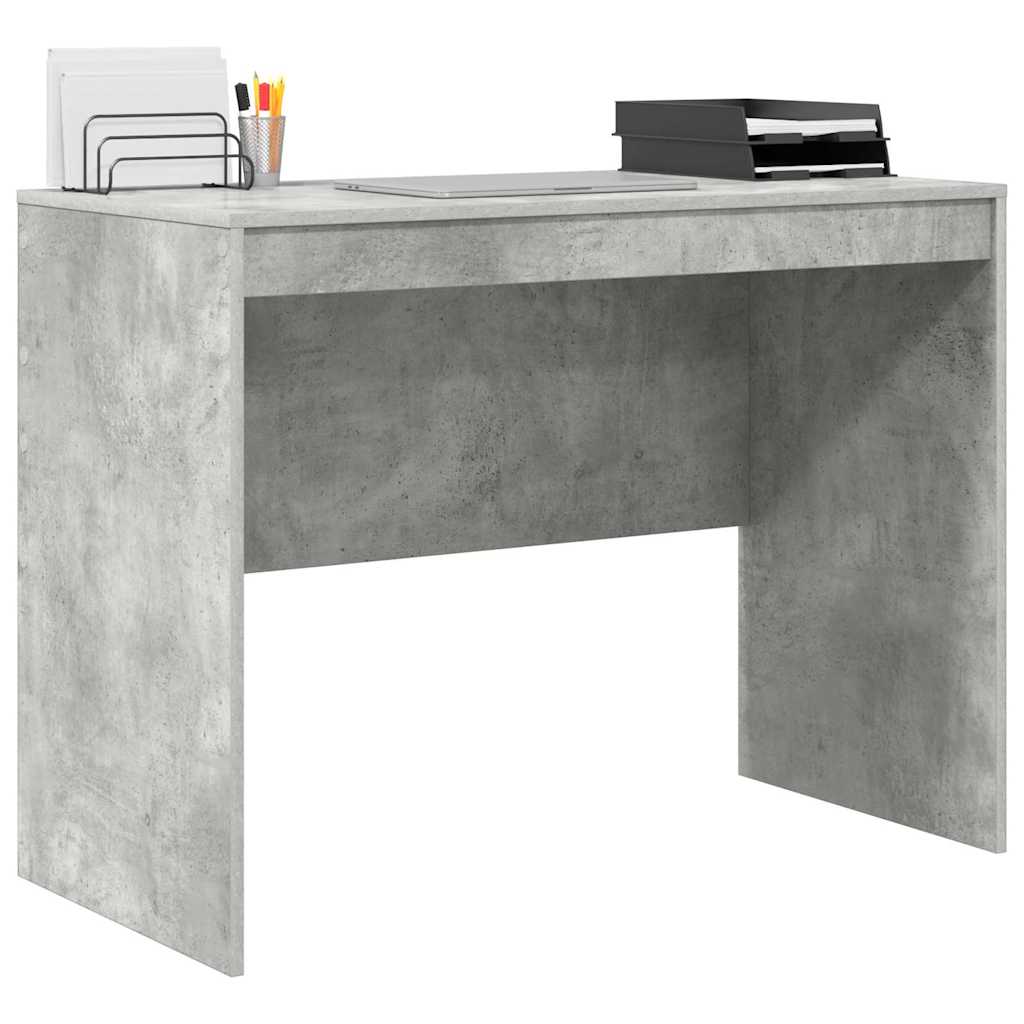 vidaXL Schreibtisch Beton Grau 100 x 50 x 76 cm - Image 3
