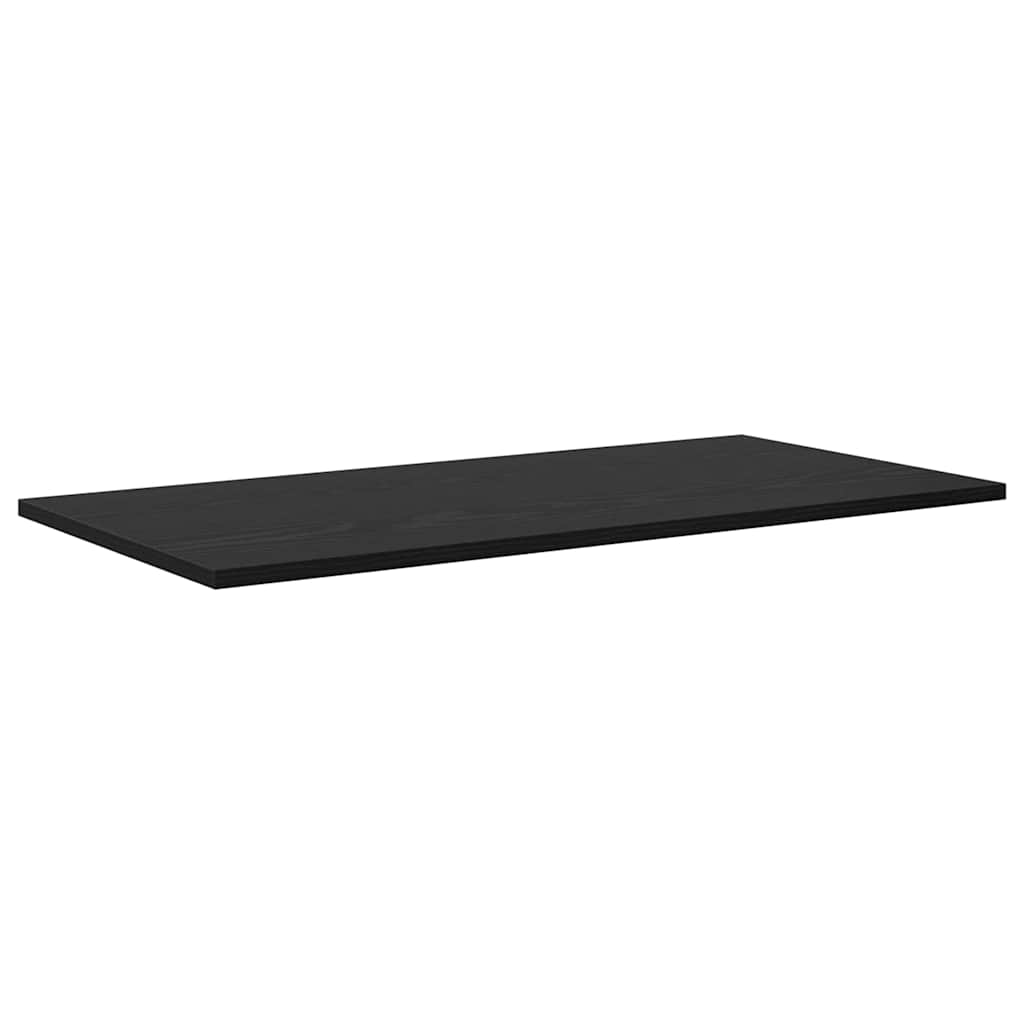 vidaXL Regalbrett 4 pcs Schwarz 80 x 40 x 1.5 cm Holzwerkstoff - Image 5