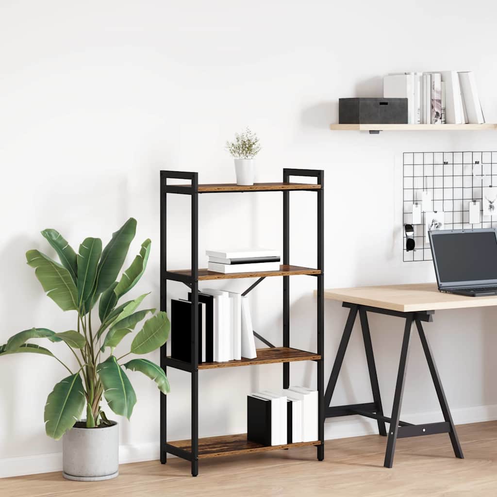 vidaXL Bücherregal Altholz 60 x 30 x 118 cm Holzwerkstoff