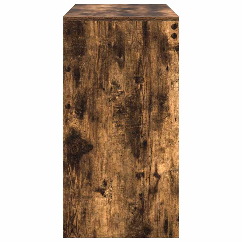 vidaXL Schreibtisch Geräucherte Eiche 90 x 40 x 76 cm - Image 6