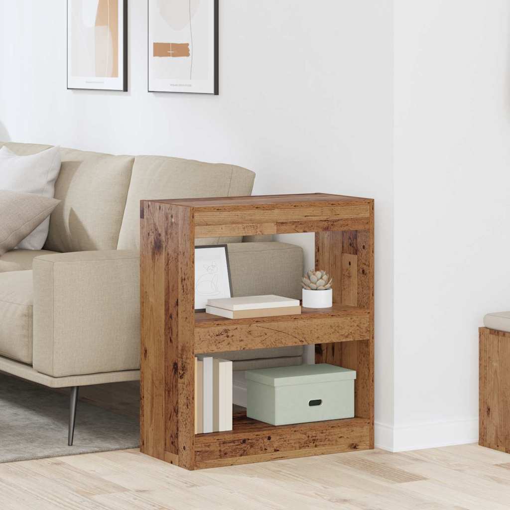 vidaXL Bücherregal Altholz 60 x 30 x 72 cm Holzwerkstoff