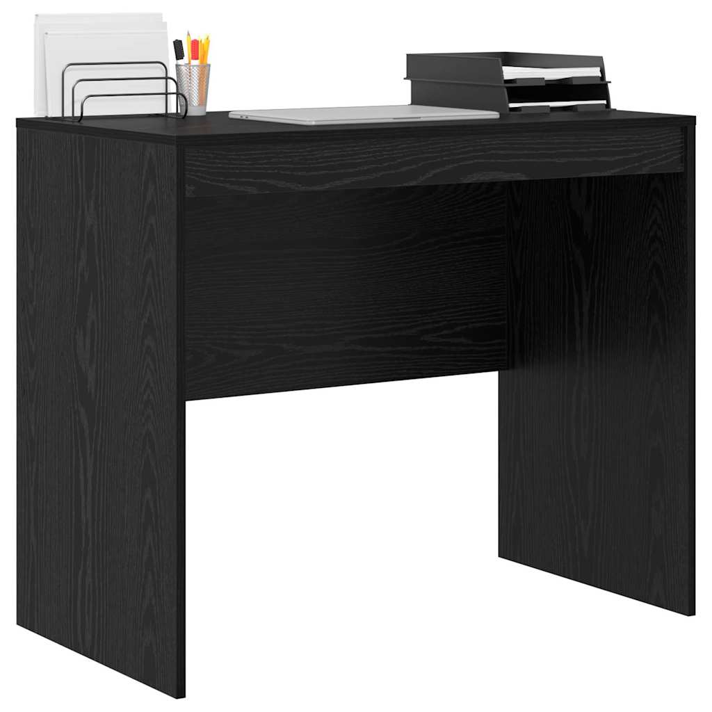 vidaXL Schreibtisch Schwarz Eichen-Optik 90 x 50 x 76 cm - Image 3