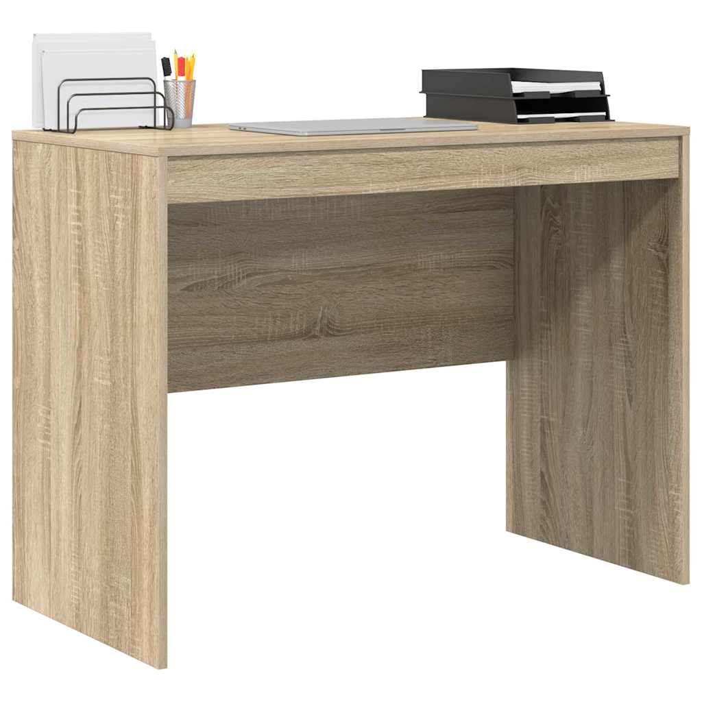vidaXL Schreibtisch Sonoma-Eiche 100 x 50 x 76 cm - Image 3