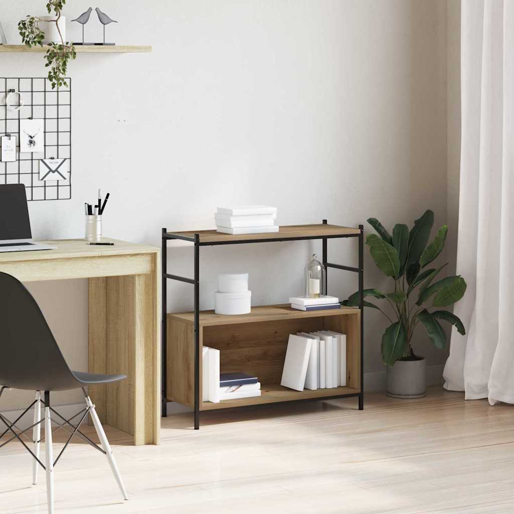 vidaXL Regal Artisan-Eiche 80 x 30 x 78.5 cm Holzwerkstoff