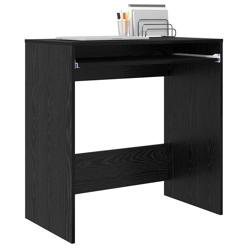 vidaXL Schreibtisch Schwarz Eichen-Optik 77,5 x 43 x 79 cm - Image 3