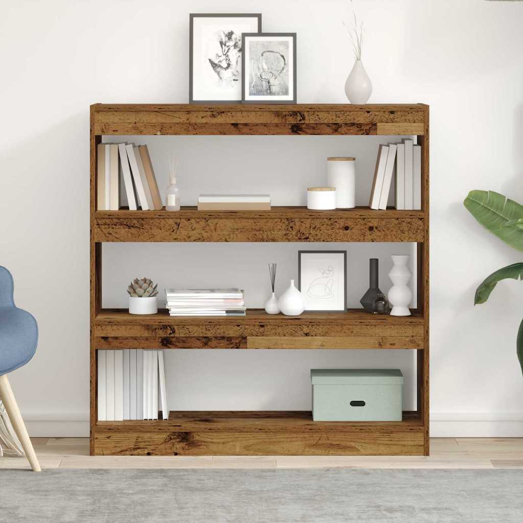 vidaXL Bücherregal Altholz 100 x 30 x 103 cm Holzwerkstoff
