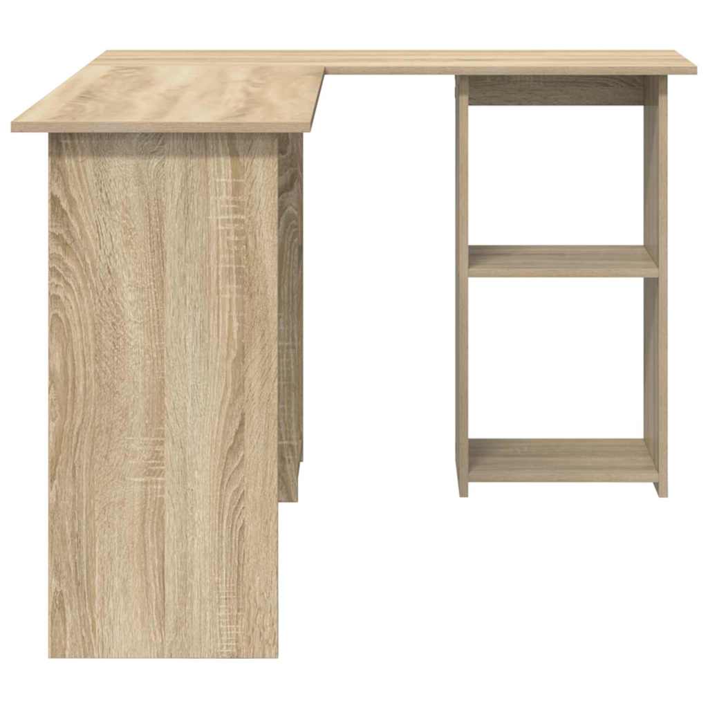 vidaXL Schreibtisch Sonoma-Eiche 142 x 102 x 73 cm Holzwerkstoff - Image 6