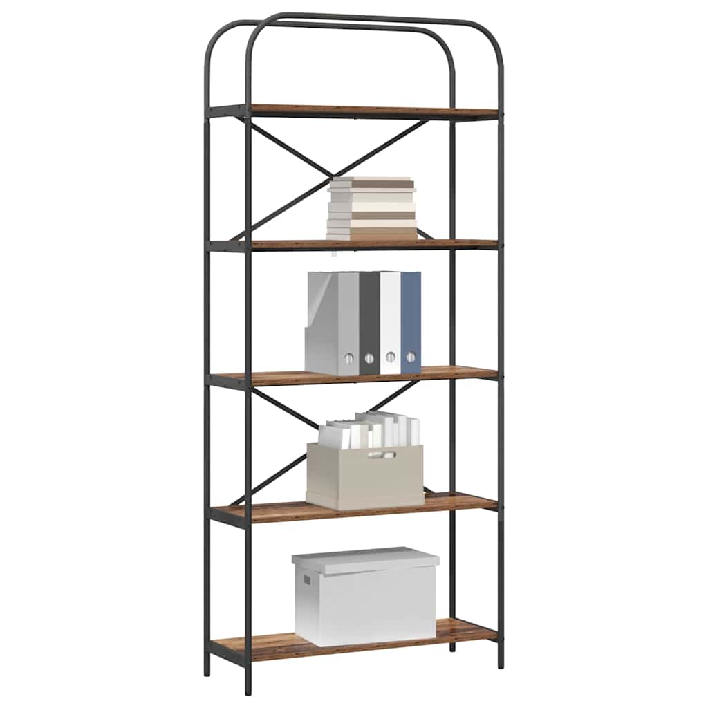 vidaXL Regal Altholz 80 x 30 x 183 cm Holzwerkstoff - Image 3