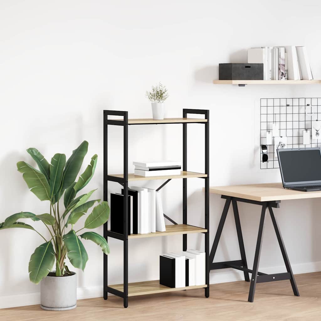 vidaXL Bücherregal Sonoma-Eiche 60 x 30 x 118 cm Holzwerkstoff