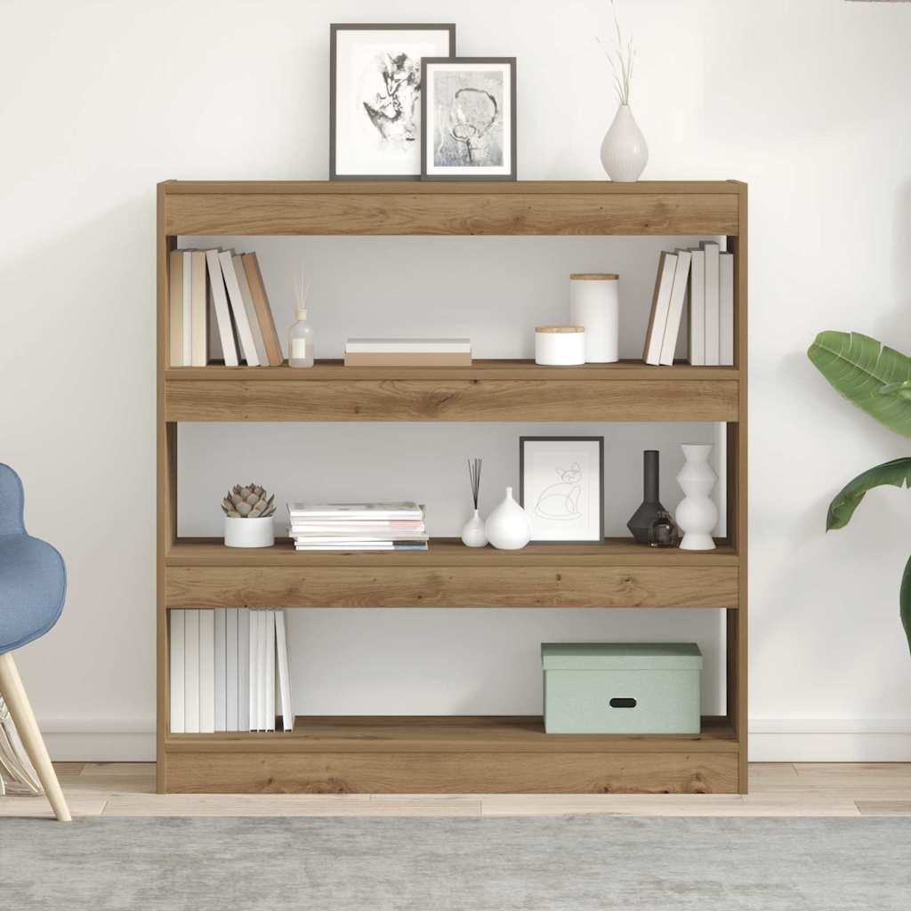 vidaXL Bücherregal Artisan-Eiche 100 x 30 x 103 cm Holzwerkstoff