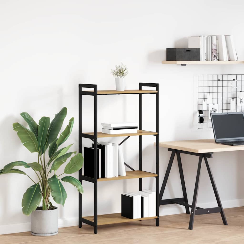 vidaXL Bücherregal Artisan-Eiche 60 x 30 x 118 cm Holzwerkstoff