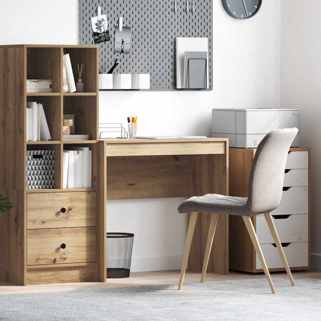 vidaXL Schreibtisch Artisan-Eiche 80 x 40 x 76 cm