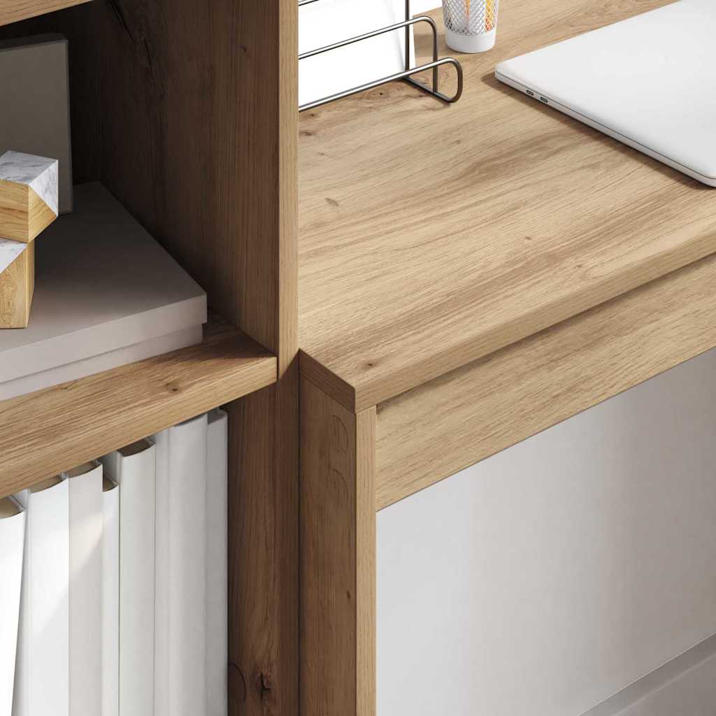 vidaXL Schreibtisch Artisan-Eiche 80 x 40 x 76 cm - Image 4