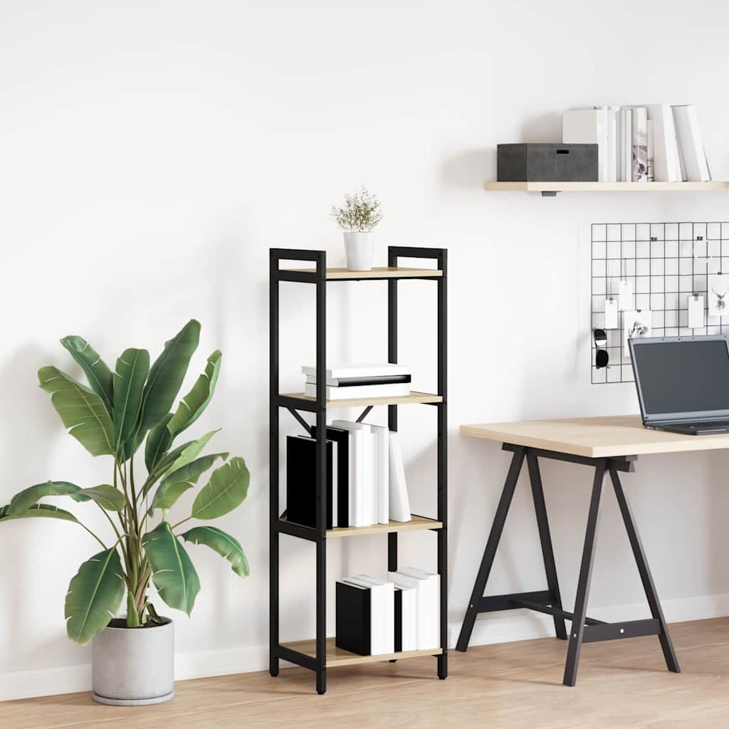 vidaXL Bücherregal Sonoma-Eiche 40 x 30 x 118 cm Holzwerkstoff