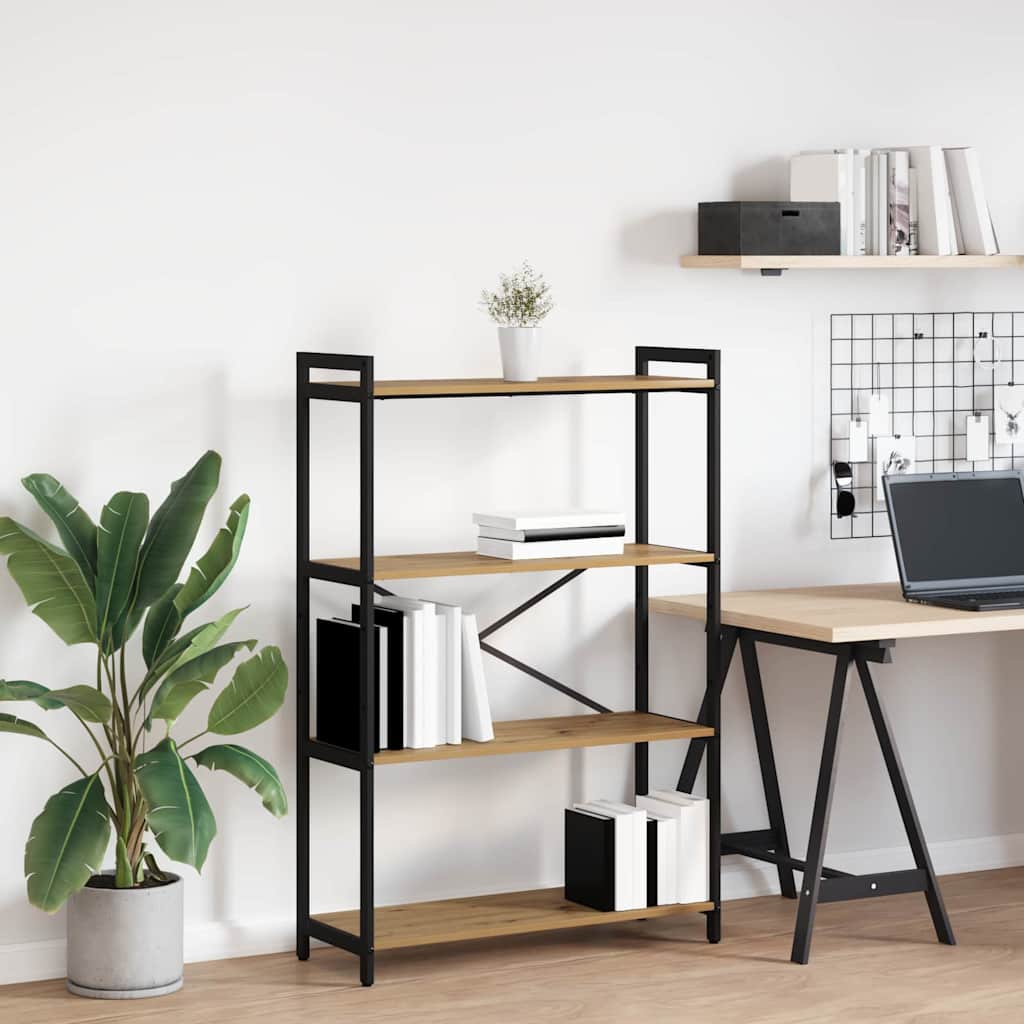 vidaXL Bücherregal Artisan-Eiche 80 x 30 x 118 cm Holzwerkstoff