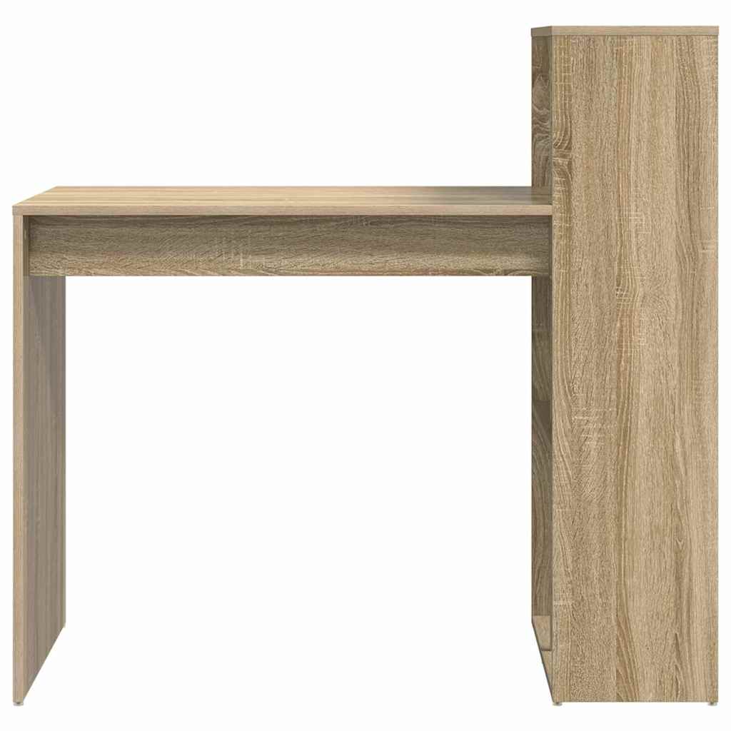 vidaXL Schreibtisch Sonoma-Eiche 108 x 55 x 103.5 cm Holzwerkstoff - Image 5