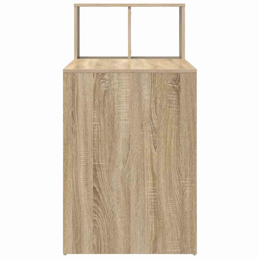 vidaXL Schreibtisch Sonoma-Eiche 108 x 55 x 103.5 cm Holzwerkstoff - Image 6