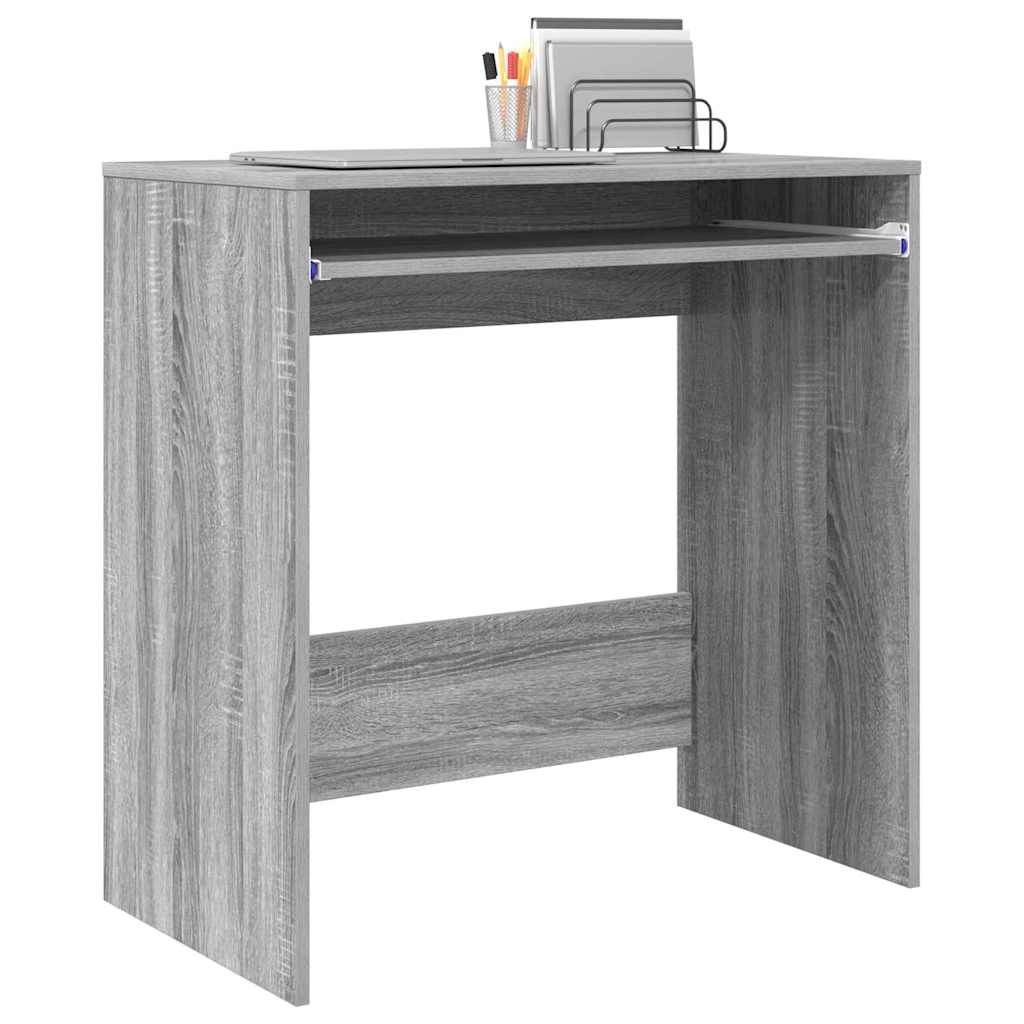 vidaXL Schreibtisch Graues Sonoma 77,5 x 43 x 79 cm Holzwerkstoff - Image 3