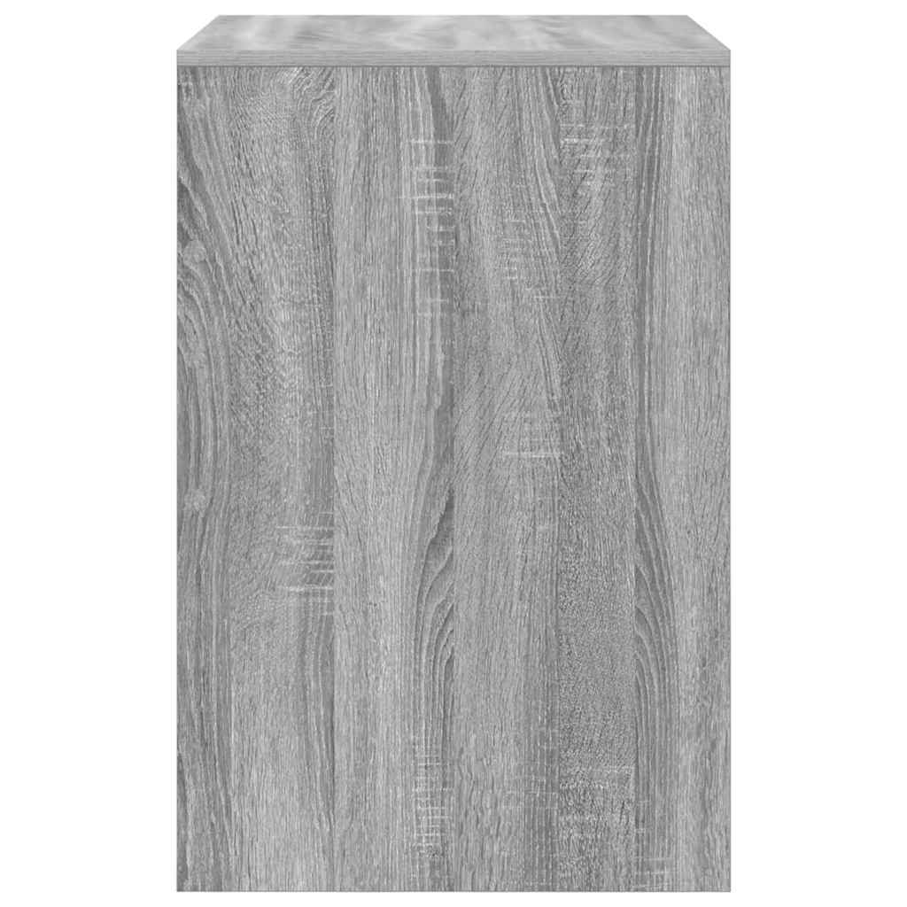 vidaXL Schreibtisch Grau Sonoma 60 x 50 x 76 cm Holzwerkstoff - Image 6