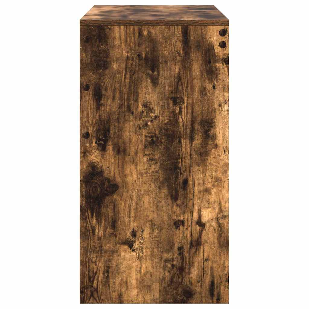 vidaXL Schreibtisch Geräucherte Eiche 80 x 40 x 76 cm - Image 6