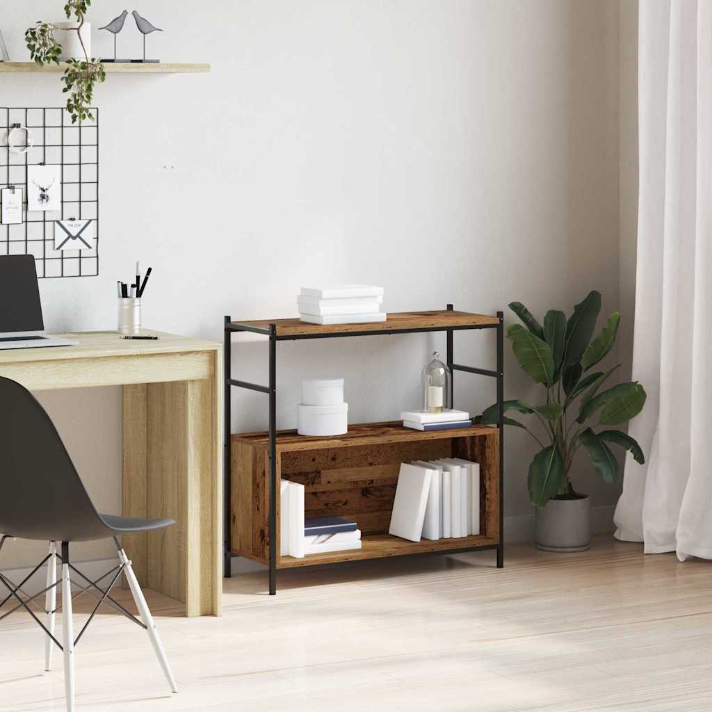 vidaXL Regal Räuchereiche 80 x 30 x 78.5 cm Holzwerkstoff