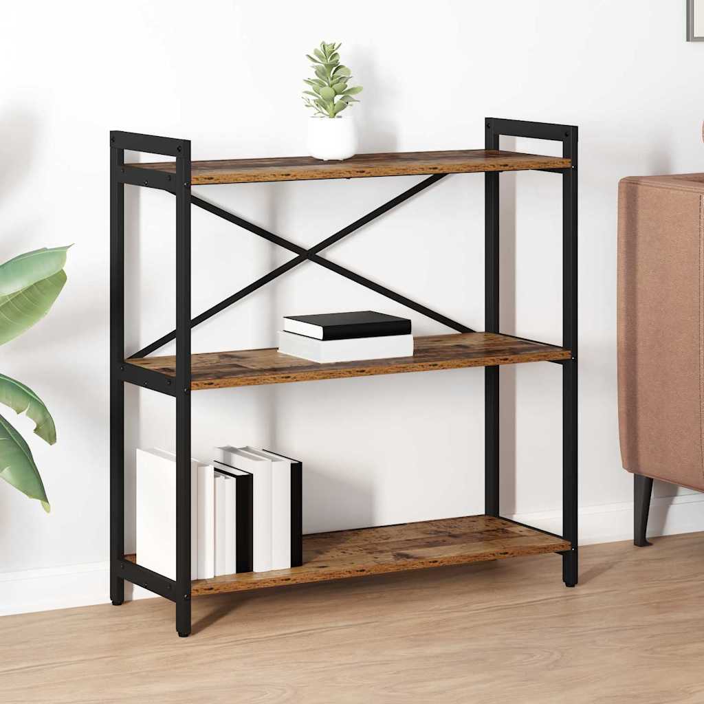 vidaXL Bücherregal Altholz 80 x 30 x 83 cm Holzwerkstoff