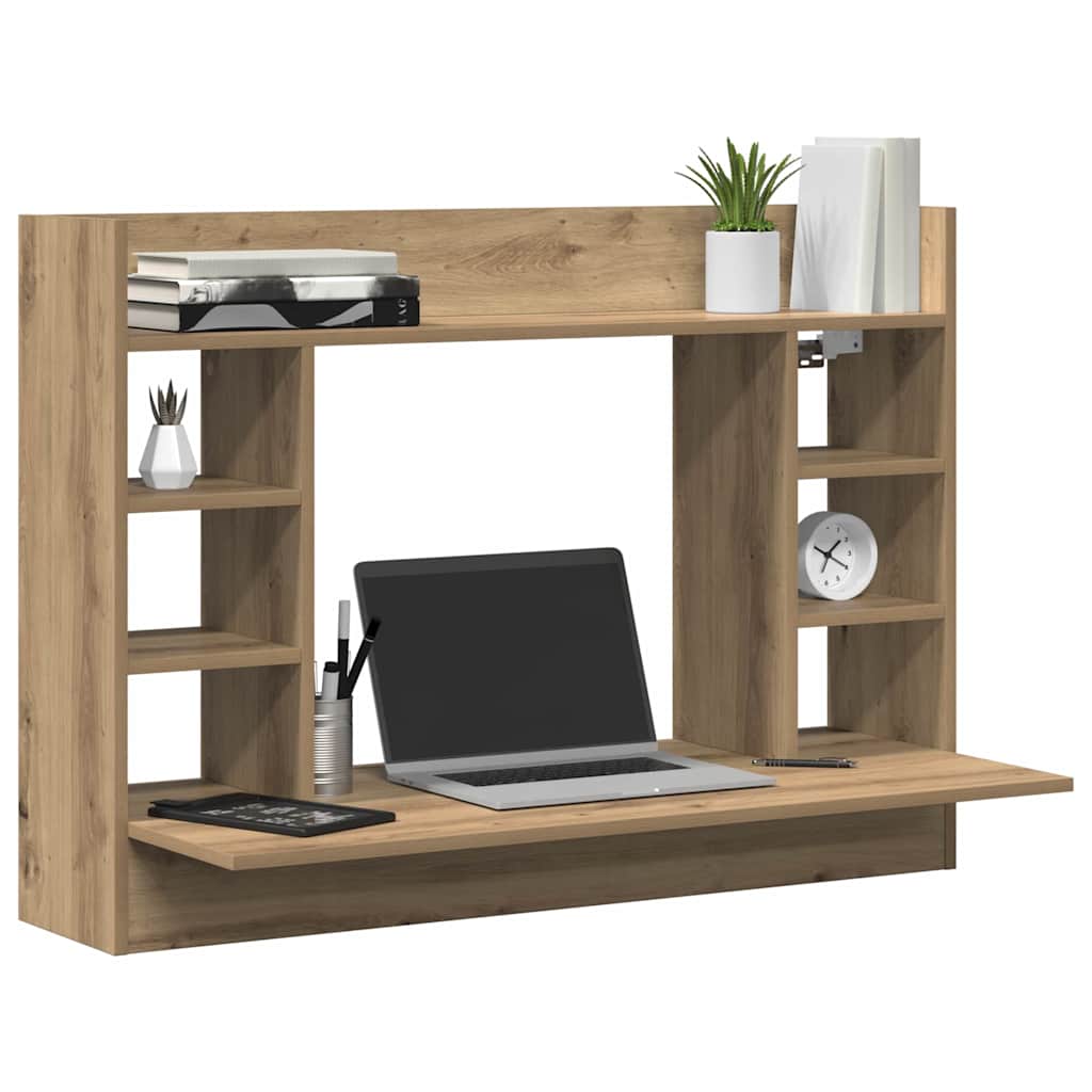 vidaXL Wandtisch Artisan-Eiche 105 x 48 x 75 cm Holzwerkstoff - Image 3