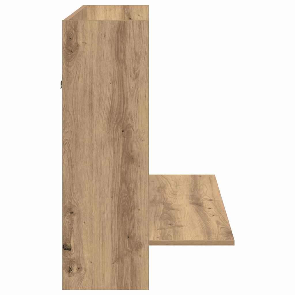 vidaXL Wandtisch Artisan-Eiche 105 x 48 x 75 cm Holzwerkstoff - Image 6