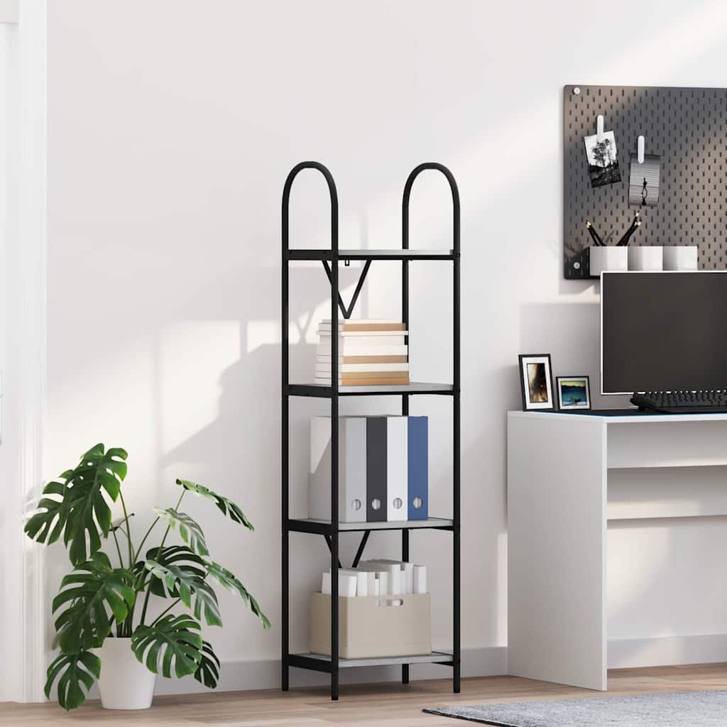 vidaXL Regal Grau Sonoma 40 x 30 x 146 cm Holzwerkstoff