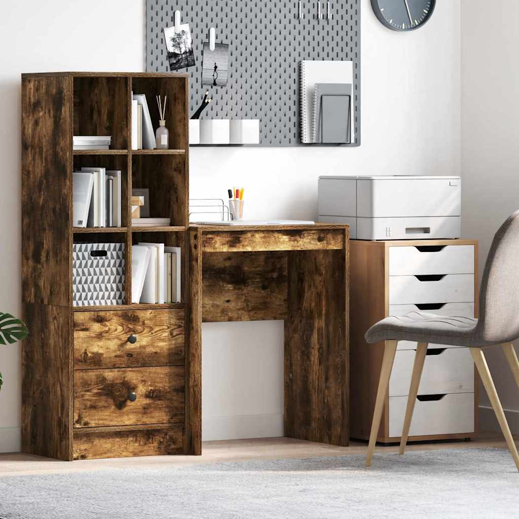 vidaXL Schreibtisch Geräucherte Eiche 60 x 40 x 76 cm