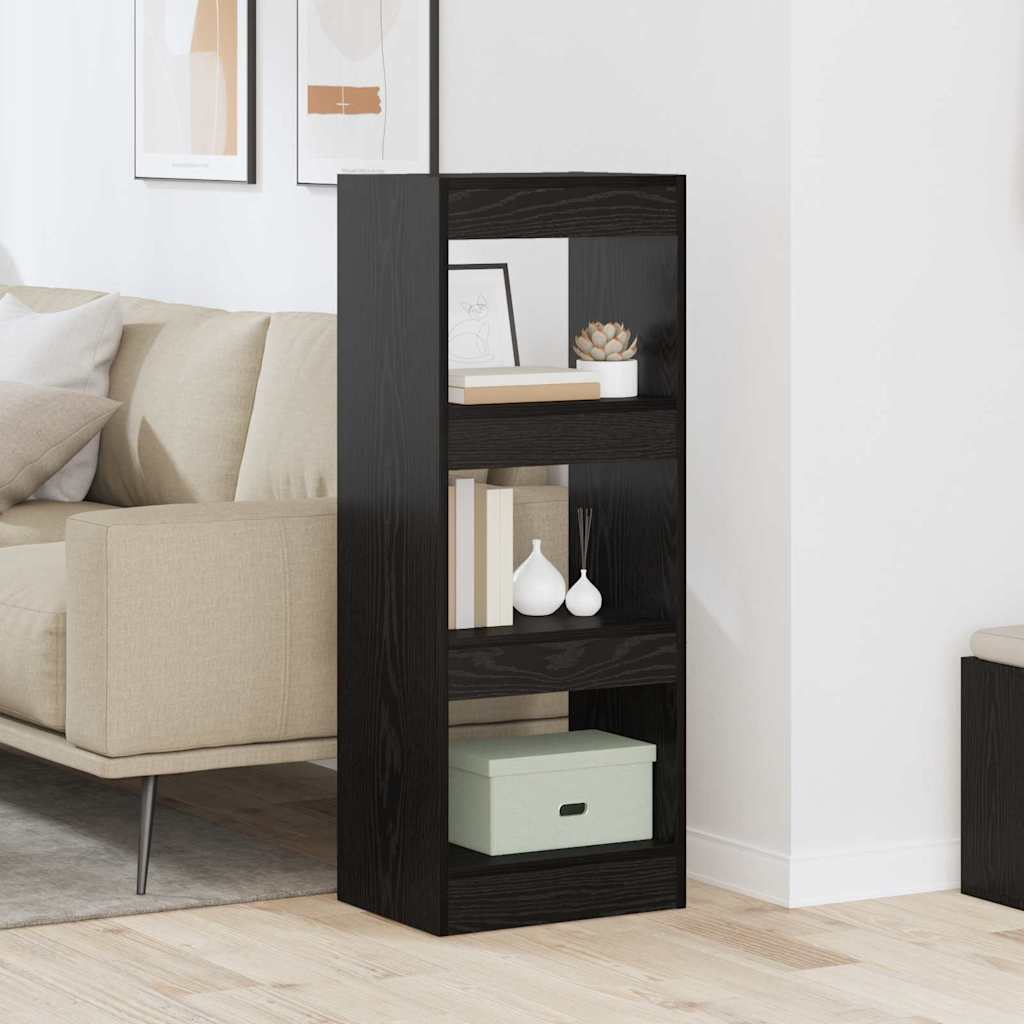 vidaXL Bücherregal Schwarz 40 x 30 x 103 cm Holzwerkstoff